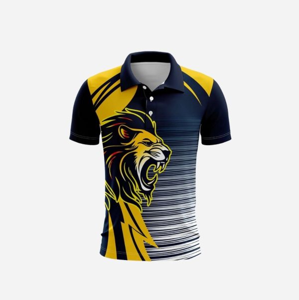 Yellow Polyester Printed Tshirt